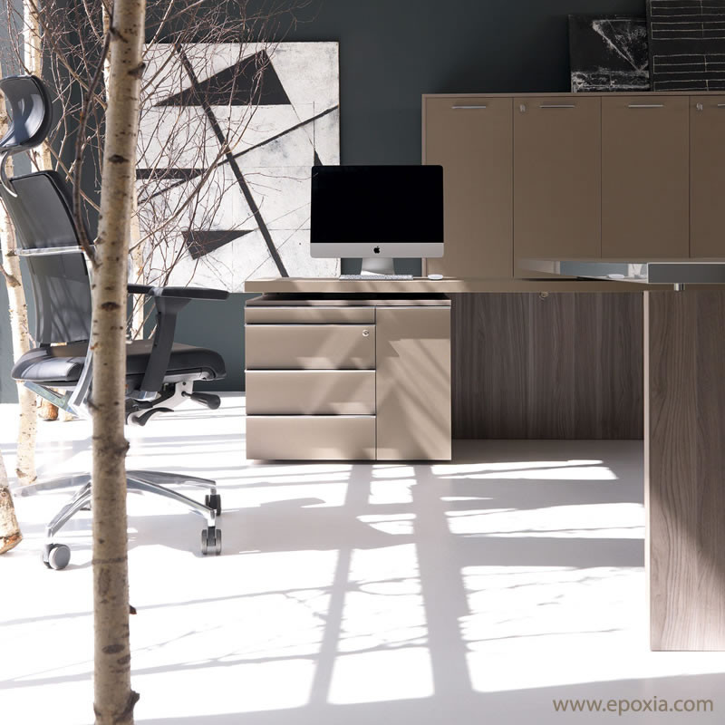 Bureau professionnel : bureau de direction luxe en bois ATHOS → Aménagement  - Agencement - Mahora Concept