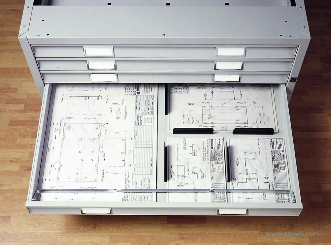 Meuble à plans métallique - Epoxia mobilier