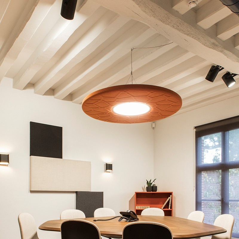 Eclairage de plafond acoustique Buzzimoon par Buzzispace - Epoxia mobilier