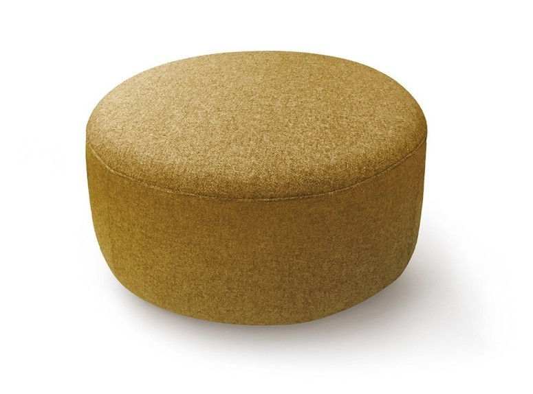 Pouf d'accueil, tissu Step Mélange Cumin