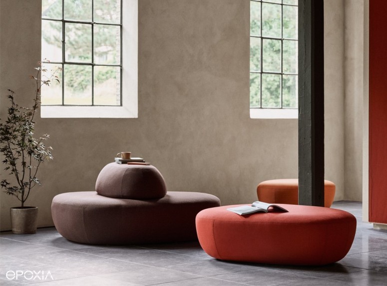 Poufs Sisters par Softline