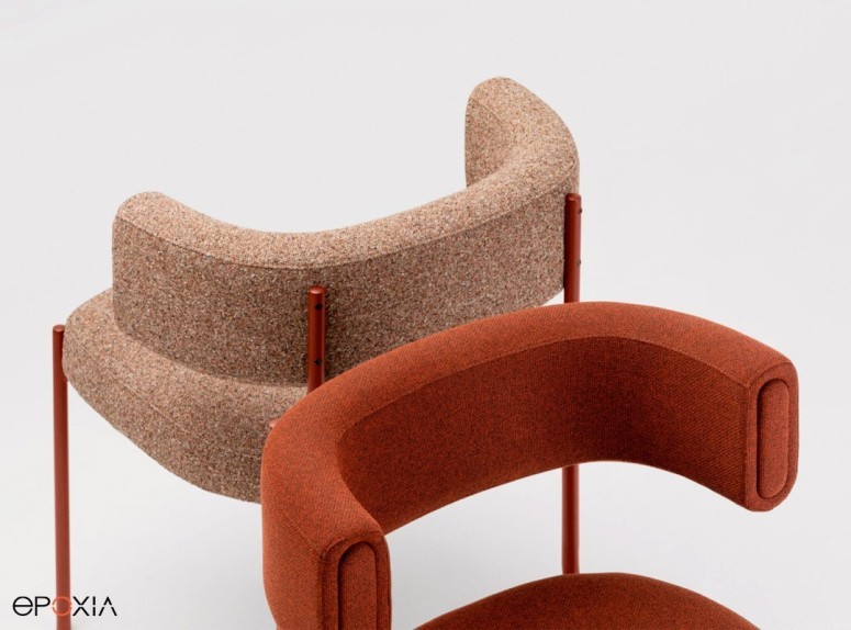 Focus sur le dossier du fauteuil Amelie