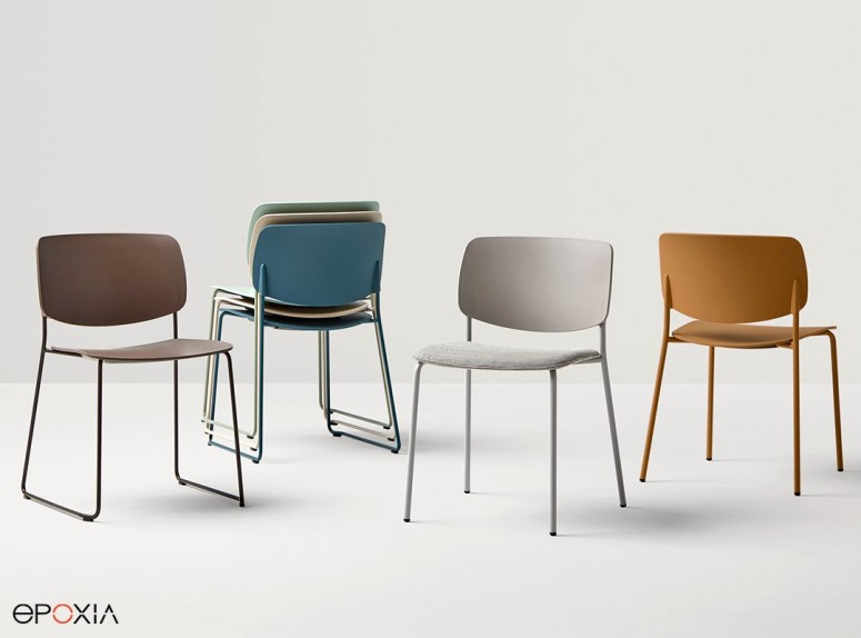 Collection de chaises empilables Aryn