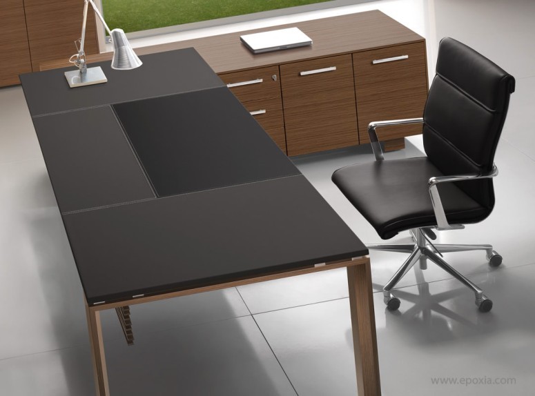 Bureau collection Arche cuir