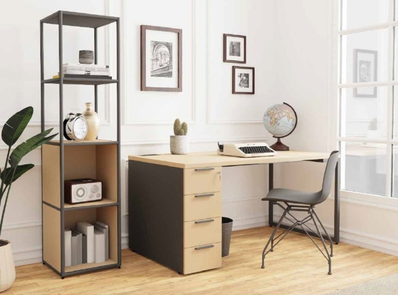 Bureau Ibis sur caisson porteur