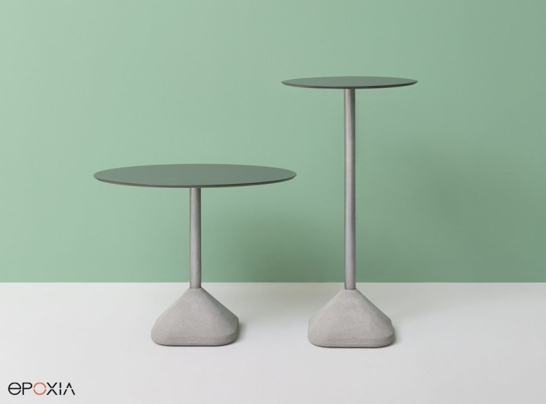 Table et mange-debout Concrete
