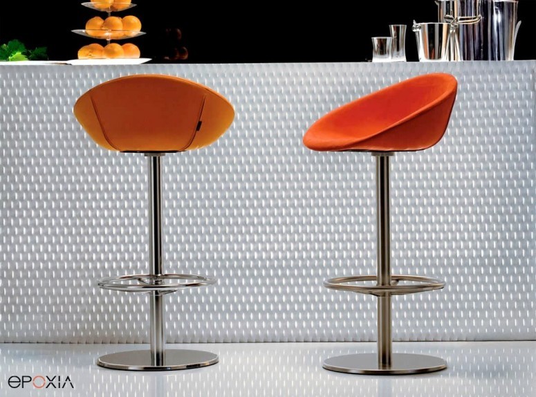 Chaises de bar Gliss par Pedrali