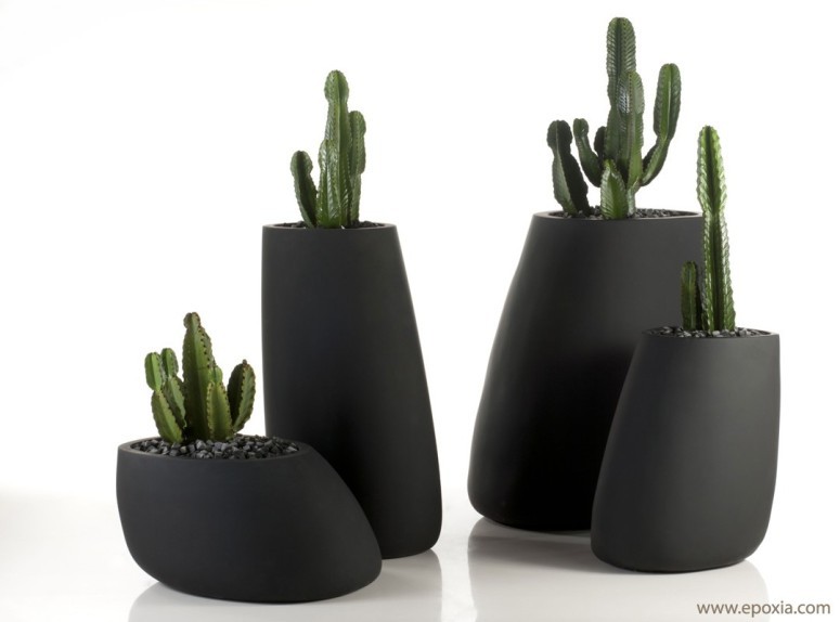 Grands pots design Stone