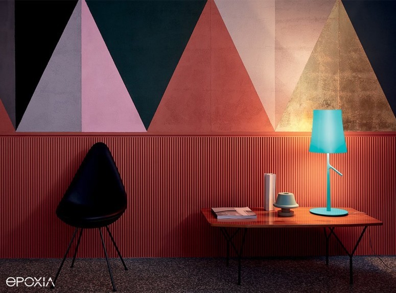 Lampe de table Birdie bleu par Foscarini
