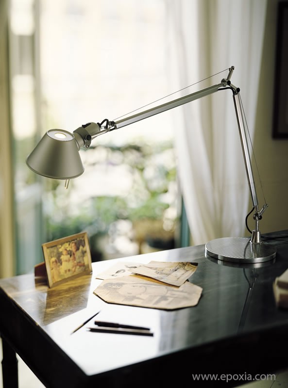 Lampe de bureau Tolomeo aluminium