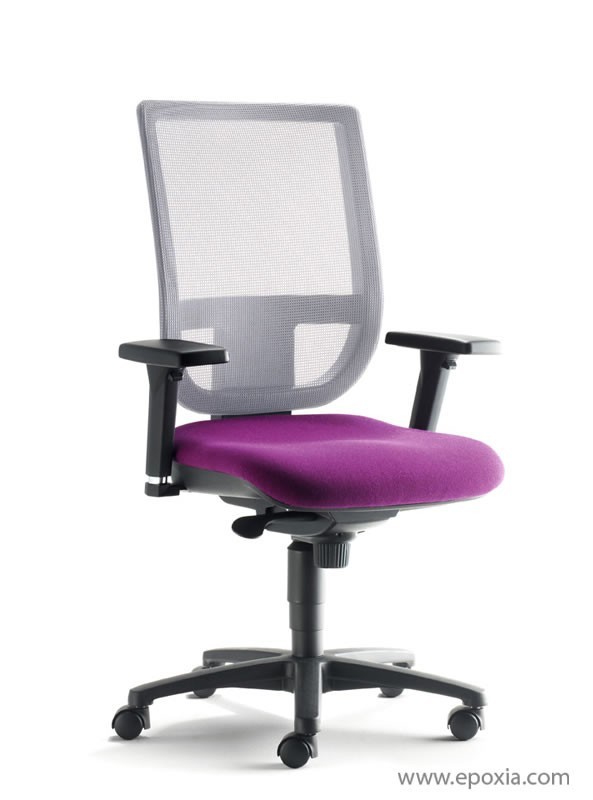 Fauteuil de travail Tertio dossier résille gris