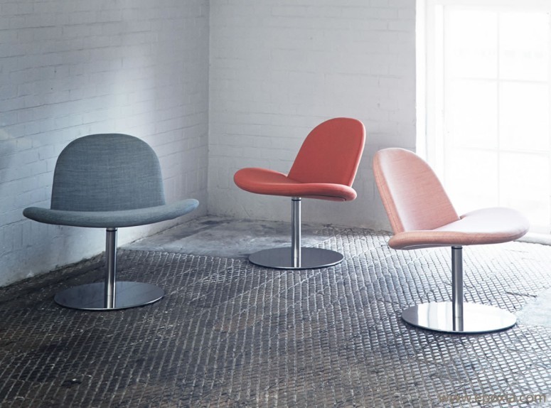 Chaises pivotantes Orlando