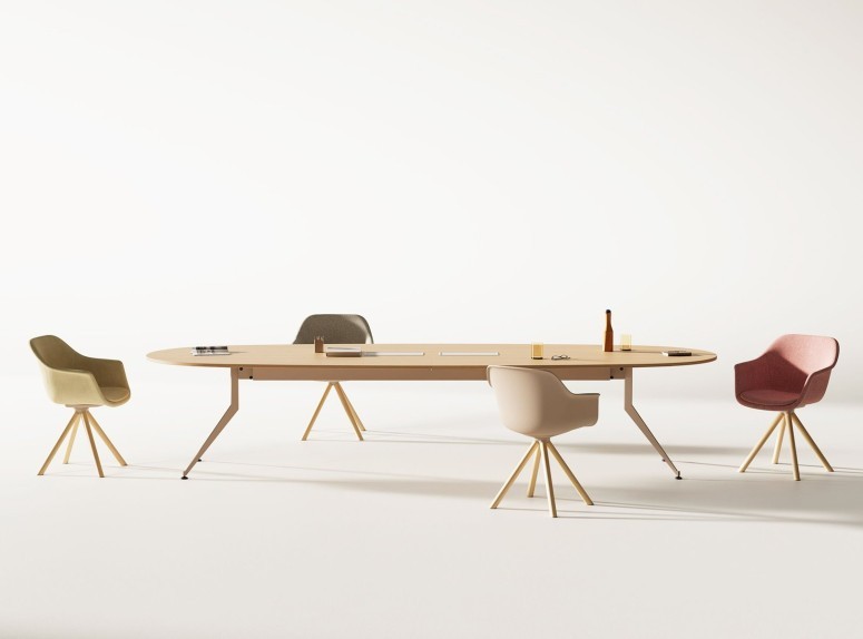 Collection de tables de réunion design Usoa