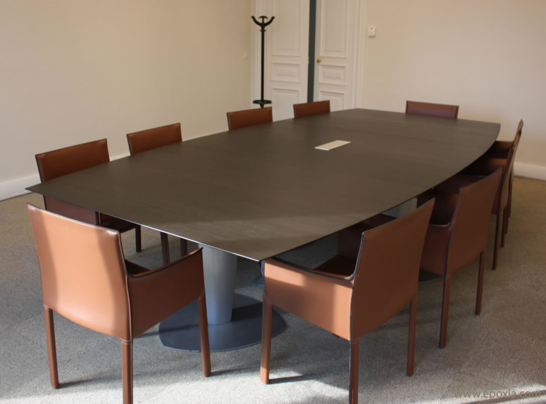 Table de réunion avec fauteuils Pasqualina
