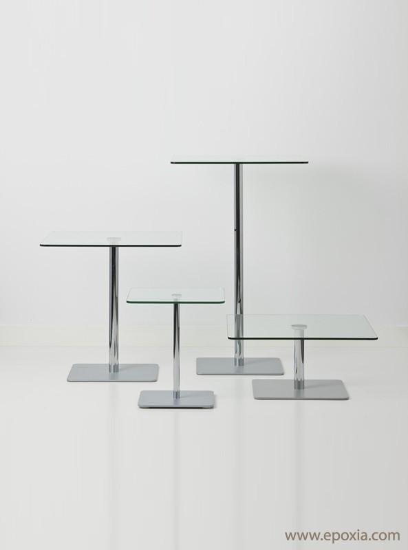 Tables en verre Flow