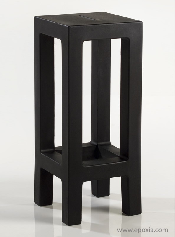 Tabouret de bar outdoor noir Jut