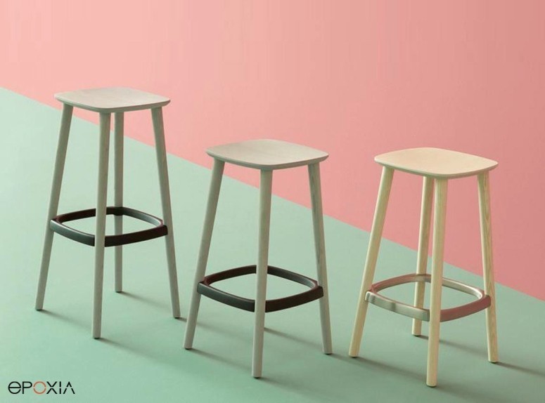 Tabouret en bois Babila