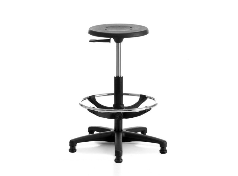 Tabouret avec repose-pieds Tecnik PU