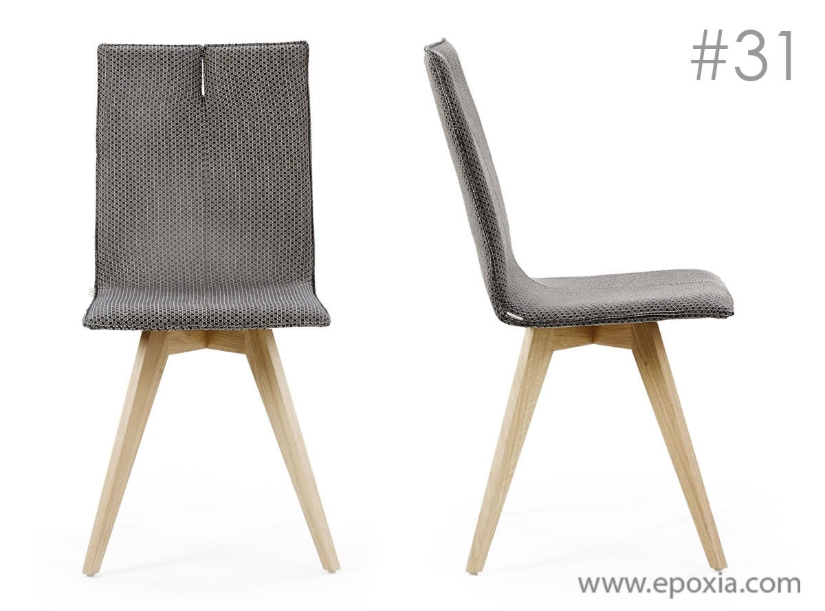Chaises Moods #31,pieds bois