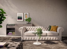 Sofa capitonné Chester par Profoffice