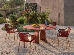 Fauteuil outdoor Babila Twist