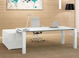 Bureau direction Step Evo verre