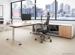 Bureau réglable en hauteur par moteur électrique M1