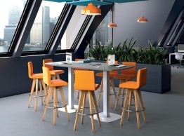 Table de réunion haute Working
