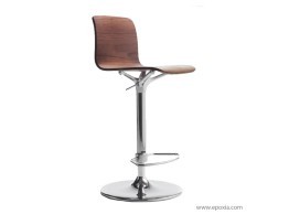 Tabouret de bar en bois, réglable en hauteur Bebo