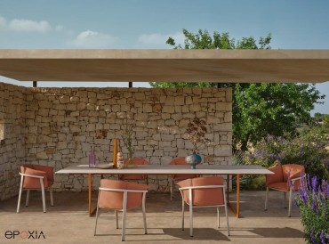 Fauteuils outdoor Lamorisse, structure métal