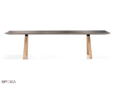 Table de réunion pieds bois collection Arki