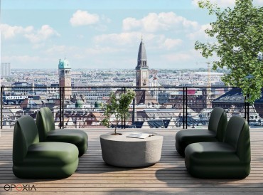 Mobilier outdoor Vistas pour terrasse et jardin, sans pieds