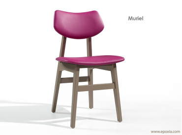 Chaise en bois pour collectivité Muriel