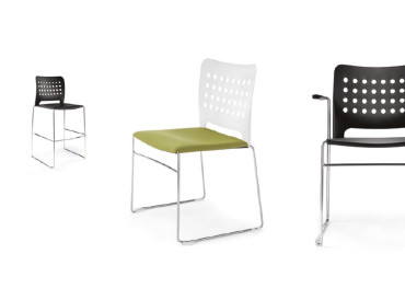 Collection de chaises de collectivité C01 Perfo +