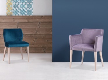 chaise et fauteuil de la collection Jasy