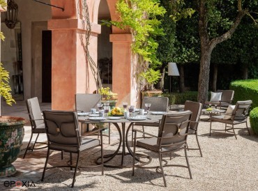 Salon de jardin en métal Collier, design italien