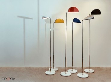 Collection Mezzaluna, réédition du célèbre lampadaire de Bruno Gecchelin