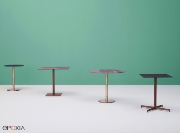 Collection de pieds de table de restauration Inox