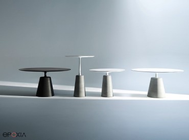 Collection tables en ciment Rock