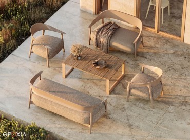 Collection fauteuil et canapé Africa Lounge par Vondom