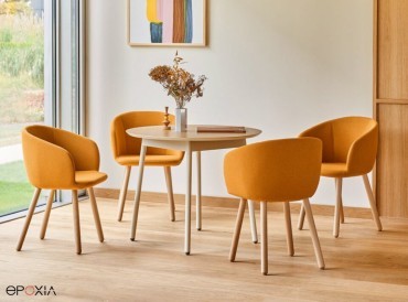 Chaises Grâce pieds bois