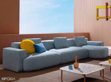 Canapé modulable Jeff par Pedrali, accueillant et confortable 