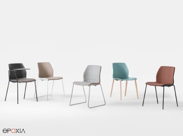 Collection de chaises réunion, visiteur, collectivité Kalea par Kastel