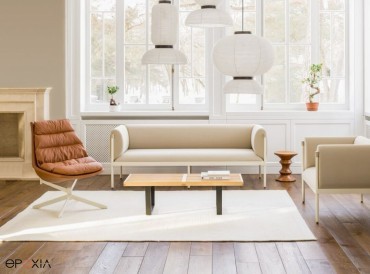 Fauteuil lounge pivotant Fat Frank