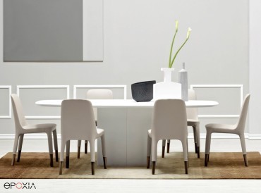 Chaises Ester en cuir par Pedrali