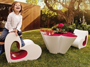 Fauteuil en forme de coeur Agatha Vondom