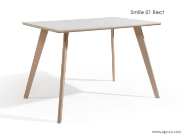 Table rectangulaire en bois Smile