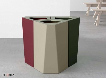 Poubelles de recyclage design Kite par Trece