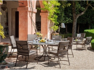 Salon de jardin en métal Collier, design italien