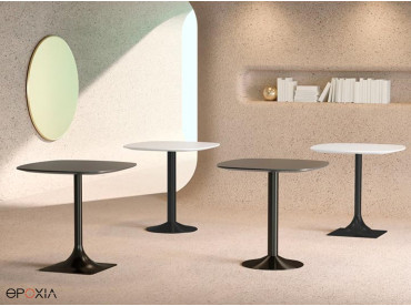 Collection Corbetta, pieds de table socle rond ou carré